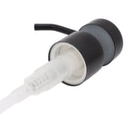 Stainless Steel Soap Dispenser Manual Liquid Pump Hand Press Bottle for Shampoo Shower Lotion Black Circular 300ML