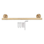 Towel Bar Wall Mounted Rust Proof Modern Stylish Stainless Steel Towel Rod for Bathroom Type 3