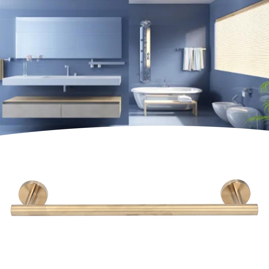 Towel Bar Wall Mounted Rust Proof Modern Stylish Stainless Steel Towel Rod for Bathroom Type 3