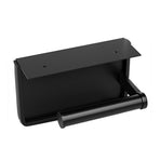 Toilet Paper Holder Shelf Space Saving Multifunction Wall Mounted Self Adhesive Metal Toilet Paper Holder with Phone Shelf
