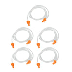 5pcs Replacement Enema Hose Universal 5.2ft Length Universal Colon Cleansing Tube for Home