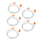 5pcs Replacement Enema Hose Universal 5.2ft Length Universal Colon Cleansing Tube for Home