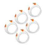 5pcs Replacement Enema Hose Universal 5.2ft Length Universal Colon Cleansing Tube for Home