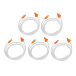 5pcs Replacement Enema Hose Universal 5.2ft Length Universal Colon Cleansing Tube for Home
