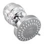 High Pressure Shower Head 360 Degree Rotation 4 Inch Diameter Pressurized Rain Shower Head with Filter for Bathroom Household Hotel