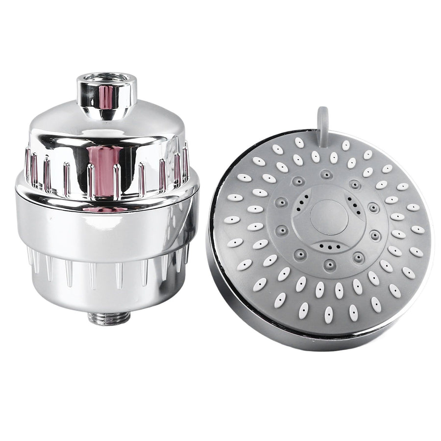 High Pressure Shower Head 360 Degree Rotation 4 Inch Diameter Pressurized Rain Shower Head with Filter for Bathroom Household Hotel