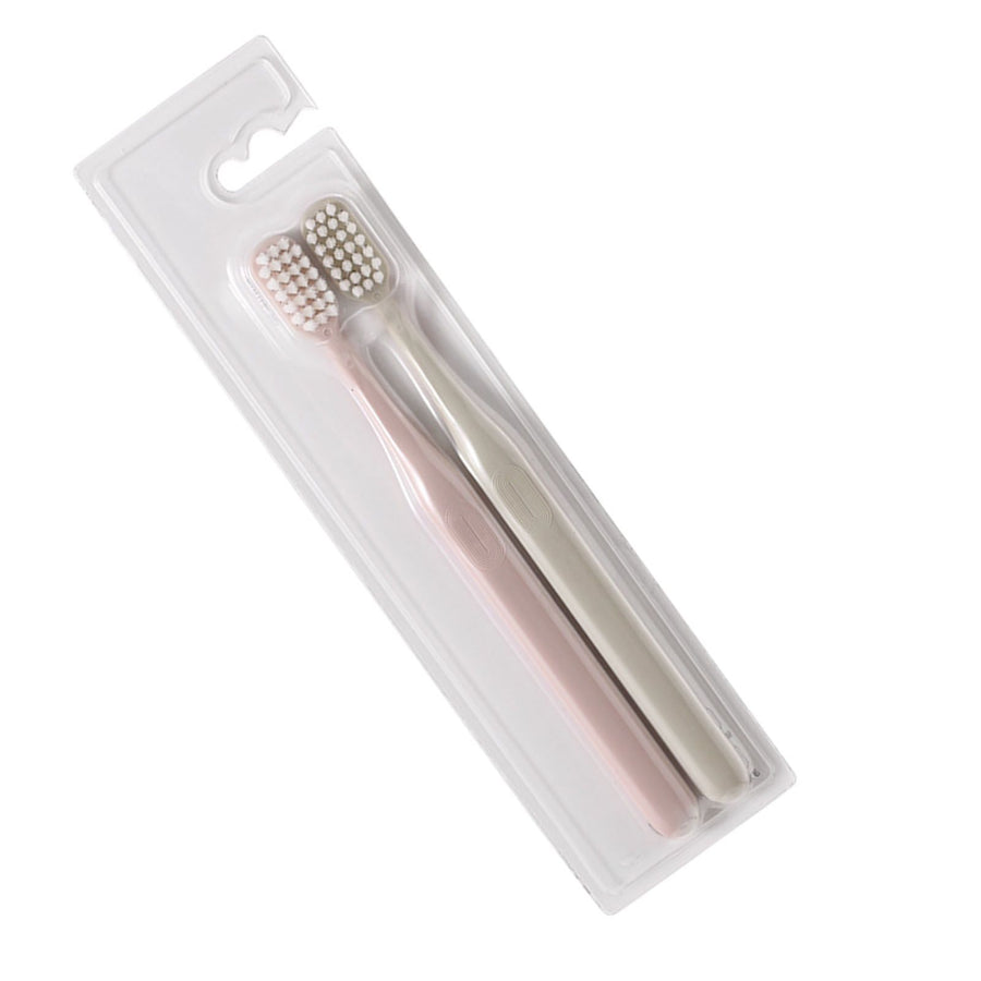Ultra Soft Toothbrush for Sensitive Manual Long Non Slip Handle High Density Adults Toothbrush