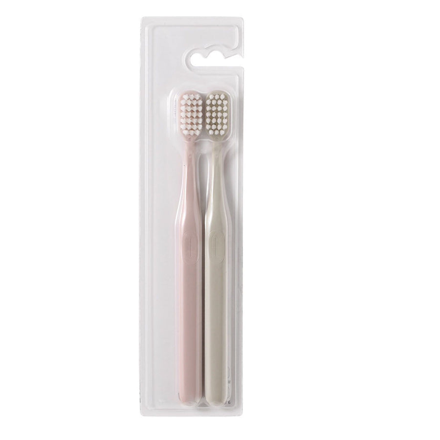 Ultra Soft Toothbrush for Sensitive Manual Long Non Slip Handle High Density Adults Toothbrush