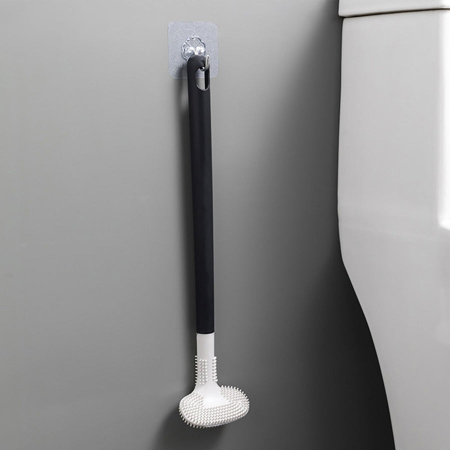 Silicone Golf Toilet Brush Flexible Bendable Dual Sided Soft Deep Cleaning Toilet for Bathroom