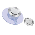 Magnetic Soap Dish Wall Mounted Stainless Steel Magnetic Soap Saver for Kitchen Bathroom Sticker Type