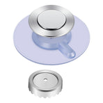 Magnetic Soap Dish Wall Mounted Stainless Steel Magnetic Soap Saver for Kitchen Bathroom Sticker Type
