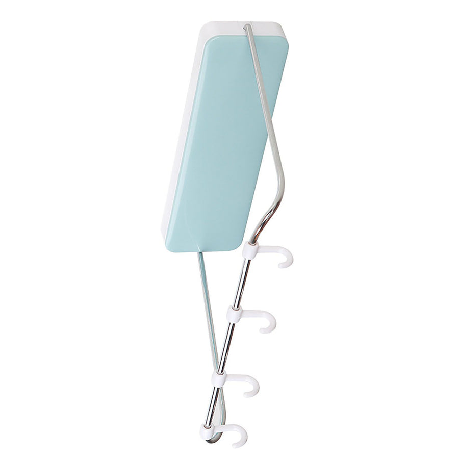 Folding Hanging Basin Holder Wall Mounted Punch Free Multifunctional Wash Basin Hanger Organizer Rack for Bathroom Kitchen