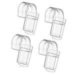 Toothpaste Holder Plastic Multi Purpose Easy Access Transparent Hanging Storage Clip for Bathroom