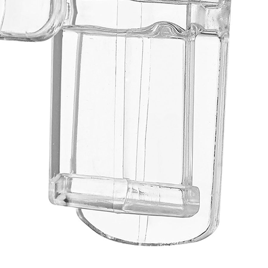 Toothpaste Holder Plastic Multi Purpose Easy Access Transparent Hanging Storage Clip for Bathroom