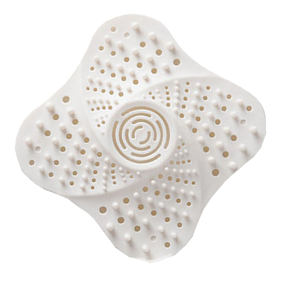 Drain Hair Catcher TPR Anti Slip Shower Drain Cover with Suction Cup for Bathroom Bathtub Kitchen