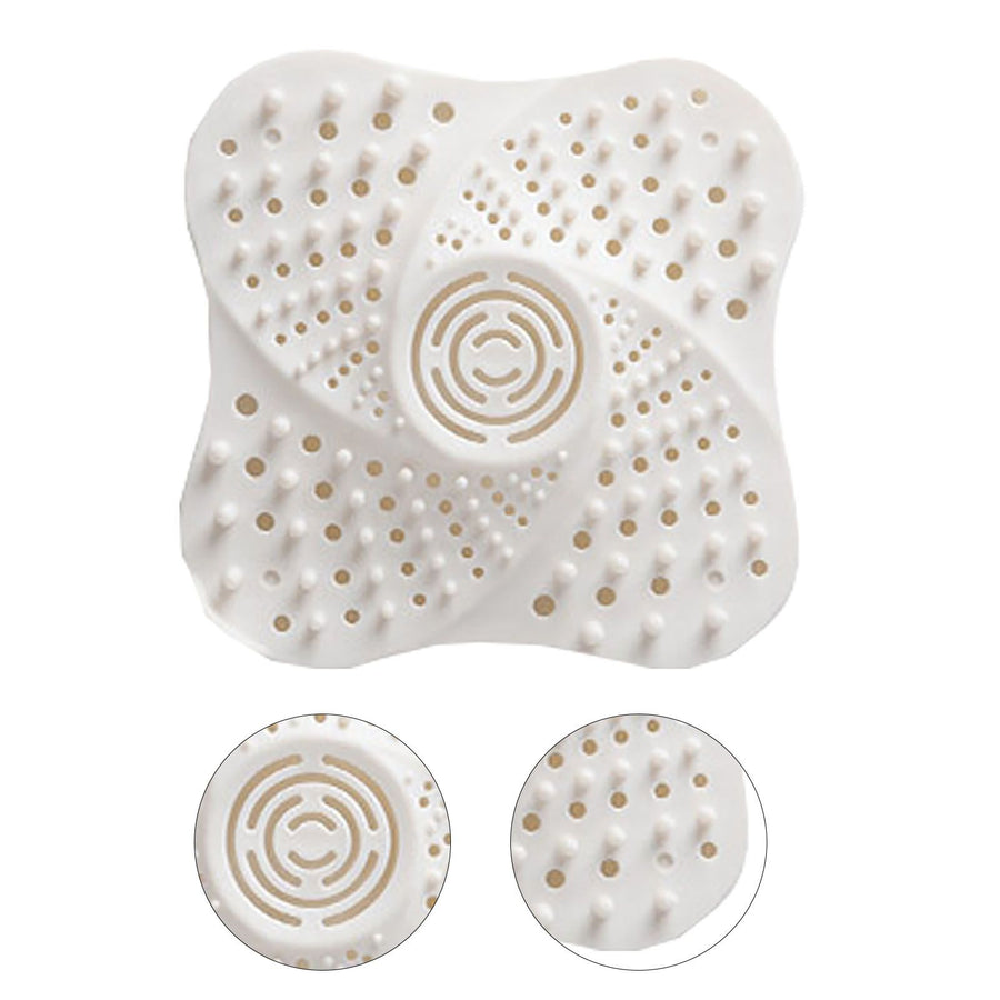 Drain Hair Catcher TPR Anti Slip Shower Drain Cover with Suction Cup for Bathroom Bathtub Kitchen