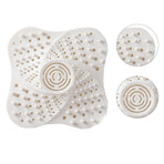 Drain Hair Catcher TPR Anti Slip Shower Drain Cover with Suction Cup for Bathroom Bathtub Kitchen