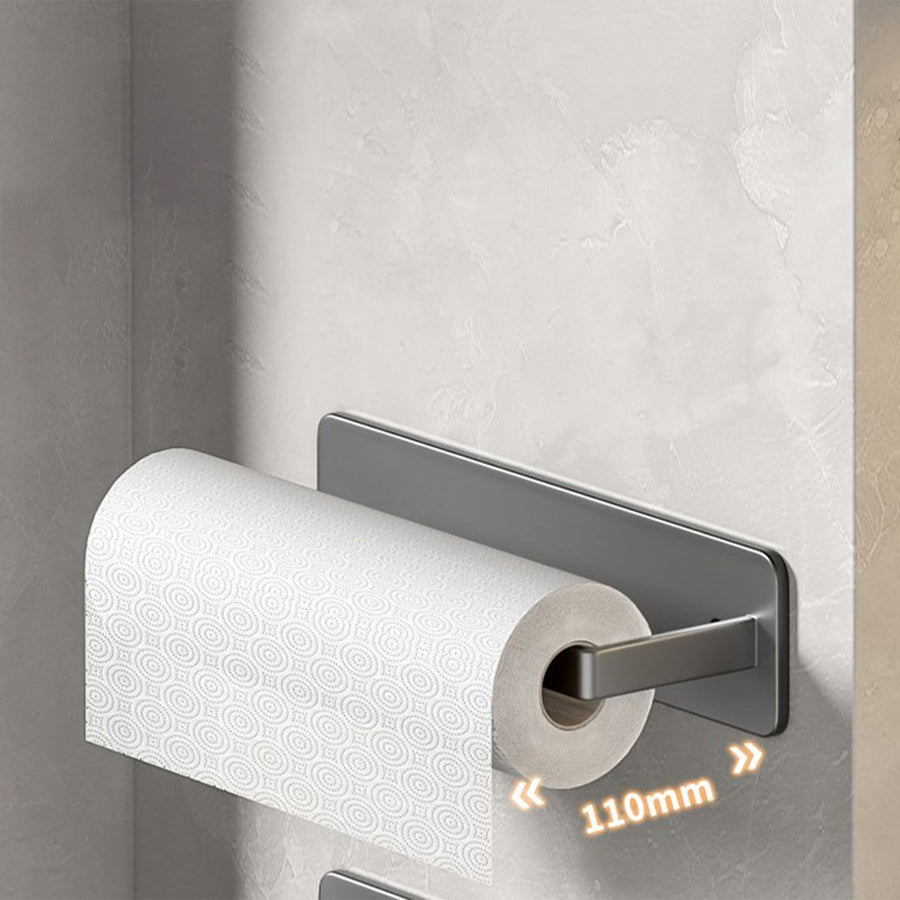 Paper Towel Holder Wall Mounted Multifunctional Storage for Plastic Wrap Dishcloth Kitchen Bathroom