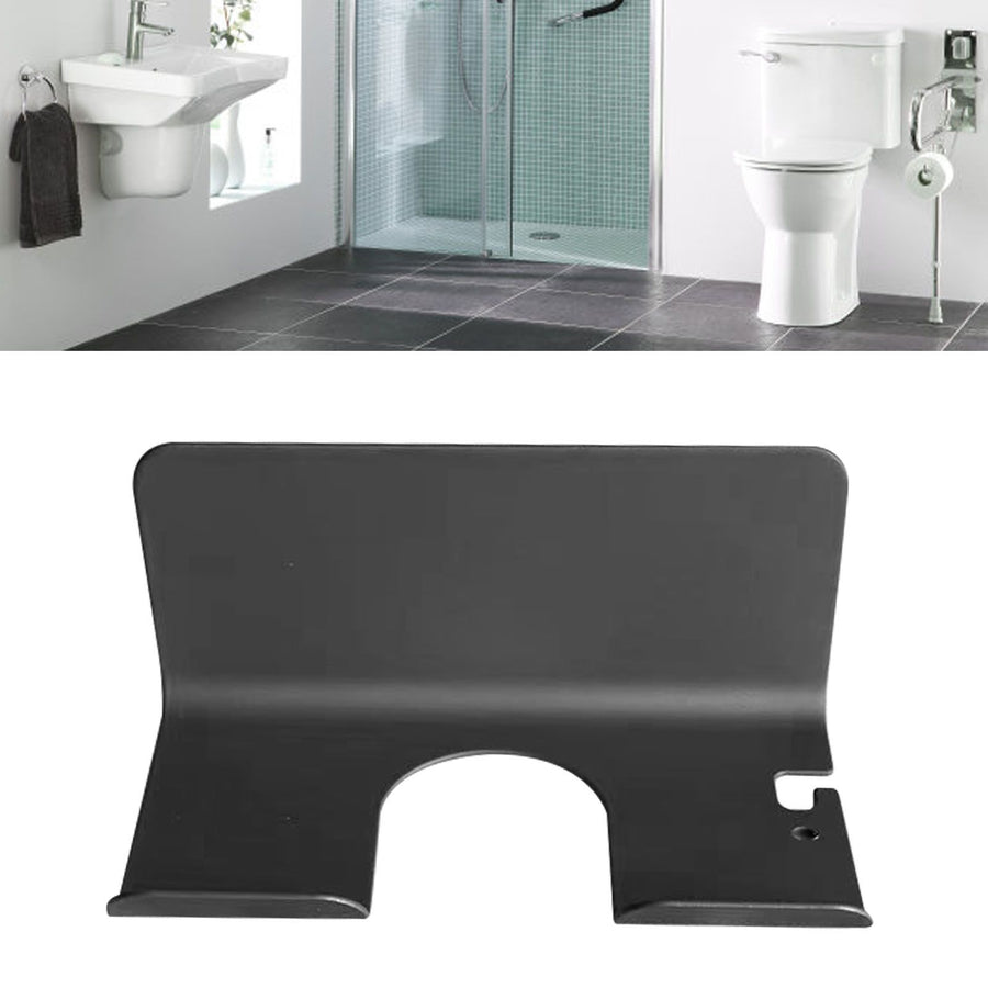 Hair Dryer Holder Wall Mounted Space Aluminum Drill Free Blow Dryer Organizer Rack for Hair Tool Bedroom Bathroom