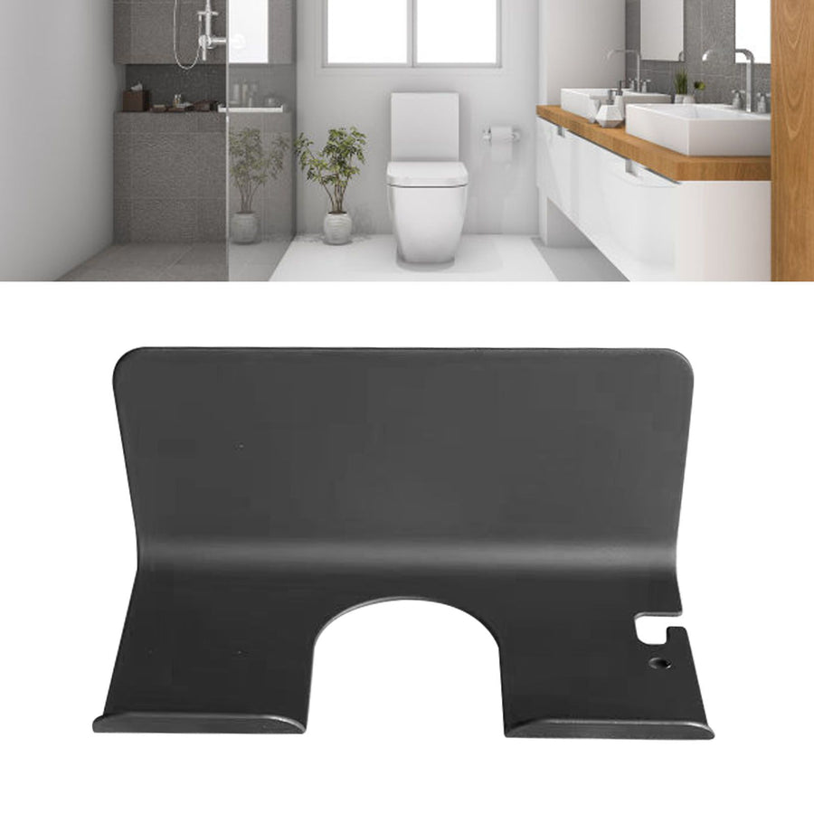 Hair Dryer Holder Wall Mounted Space Aluminum Drill Free Blow Dryer Organizer Rack for Hair Tool Bedroom Bathroom