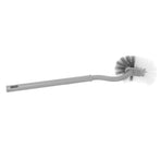 Toilet Brush Long Handle Curved Design Toilet Brush Hangable Practical Toilet Bowl Brush for Bathroom