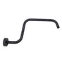 Shower Arm Stainless Steel Shower Arm with Flange S Shape Shower Head Riser Pipe In Wall Installation Shower Head Extension Arm for Bathroom Black