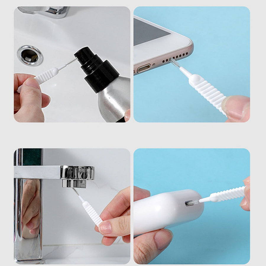 Shower Head Brush Prevent Clogging Slip Proof Multifunctional Showerhead Cleaning Brush for Small Hole Crevice
