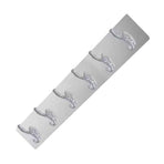 Long Strip Hook Wall Mount Punch Free Traceless Strong Adhesive Transparent Acrylic for Kitchen Bathroom
