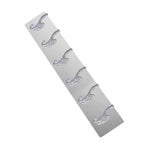 Long Strip Hook Wall Mount Punch Free Traceless Strong Adhesive Transparent Acrylic for Kitchen Bathroom