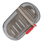 Soap Box Travel Portable Mini Soap Container Sealed Drainable Soap Box with Lid for Traveling Camping