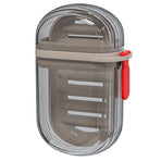 Soap Box Travel Portable Mini Soap Container Sealed Drainable Soap Box with Lid for Traveling Camping