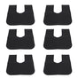 Toilet Mat Dark Gray Washable Reusable Potty Training Toilet Rug for Restroom Bathroom Adjustable Inner Ring