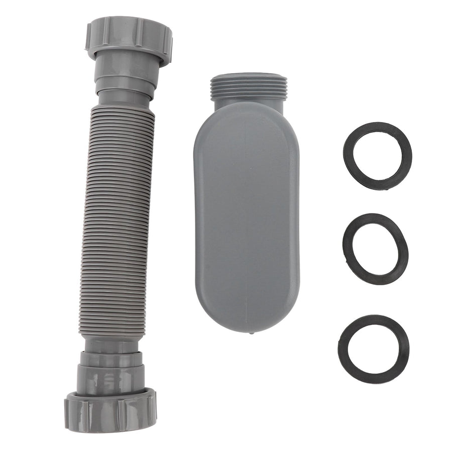 Bathtub Drain Pipe 1 1/2 Inch Flexible Odor Prevention Tub Shower Drainage Pipe for Bathroom