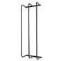 Rolled Towels Rack Three Tubes Iron Wall Mounted Bath Towel Holder Vertical Towel Rack for Bathroom Black