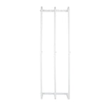 Rolled Towels Rack Three Tubes Iron Wall Mounted Bath Towel Holder Vertical Towel Rack for Bathroom White