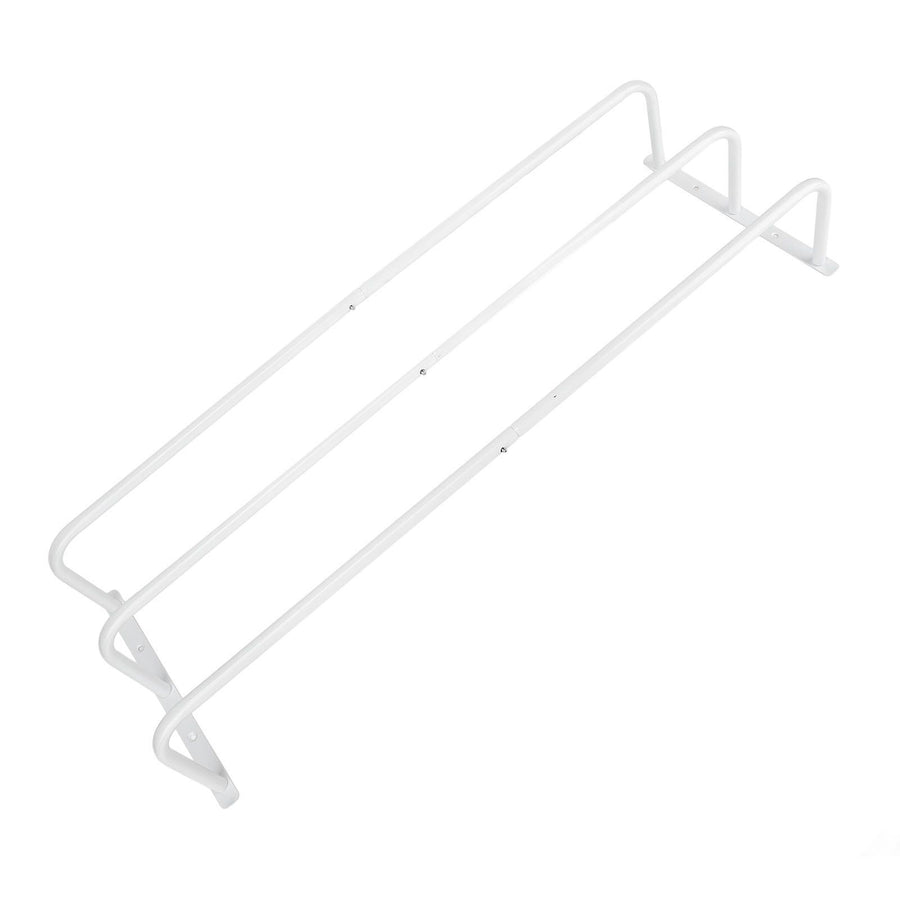 Rolled Towels Rack Three Tubes Iron Wall Mounted Bath Towel Holder Vertical Towel Rack for Bathroom White