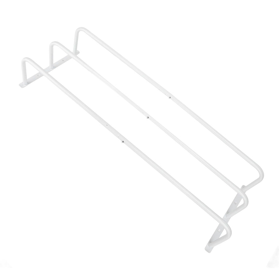 Rolled Towels Rack Three Tubes Iron Wall Mounted Bath Towel Holder Vertical Towel Rack for Bathroom White