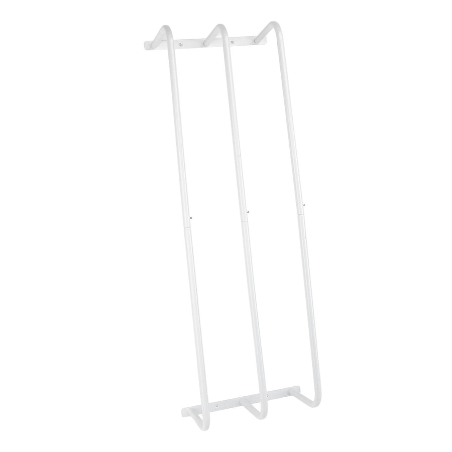 Rolled Towels Rack Three Tubes Iron Wall Mounted Bath Towel Holder Vertical Towel Rack for Bathroom White