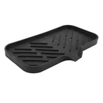 Soap Dish Holder Silicone Non Slip Multifunctional Self Draining Soap Tray for Bathroom Kitchen