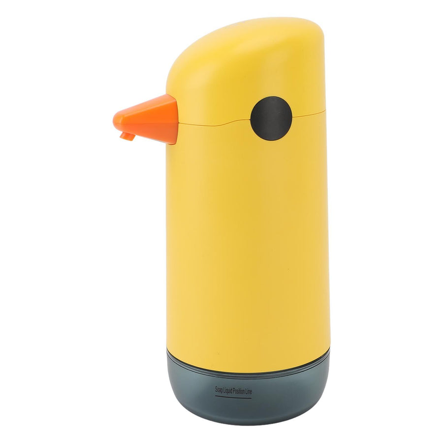Automatic Soap Dispenser Yellow Duck Cute Touchless Soap Dispenser Visual Liquid Level Battery Powered