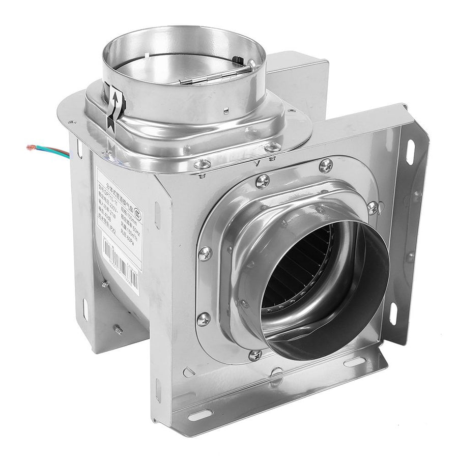 4in Exhaust Duct Fan Hotel Bathroom Pipe Concealed Silent Ventilating Ventilation Fan 220V