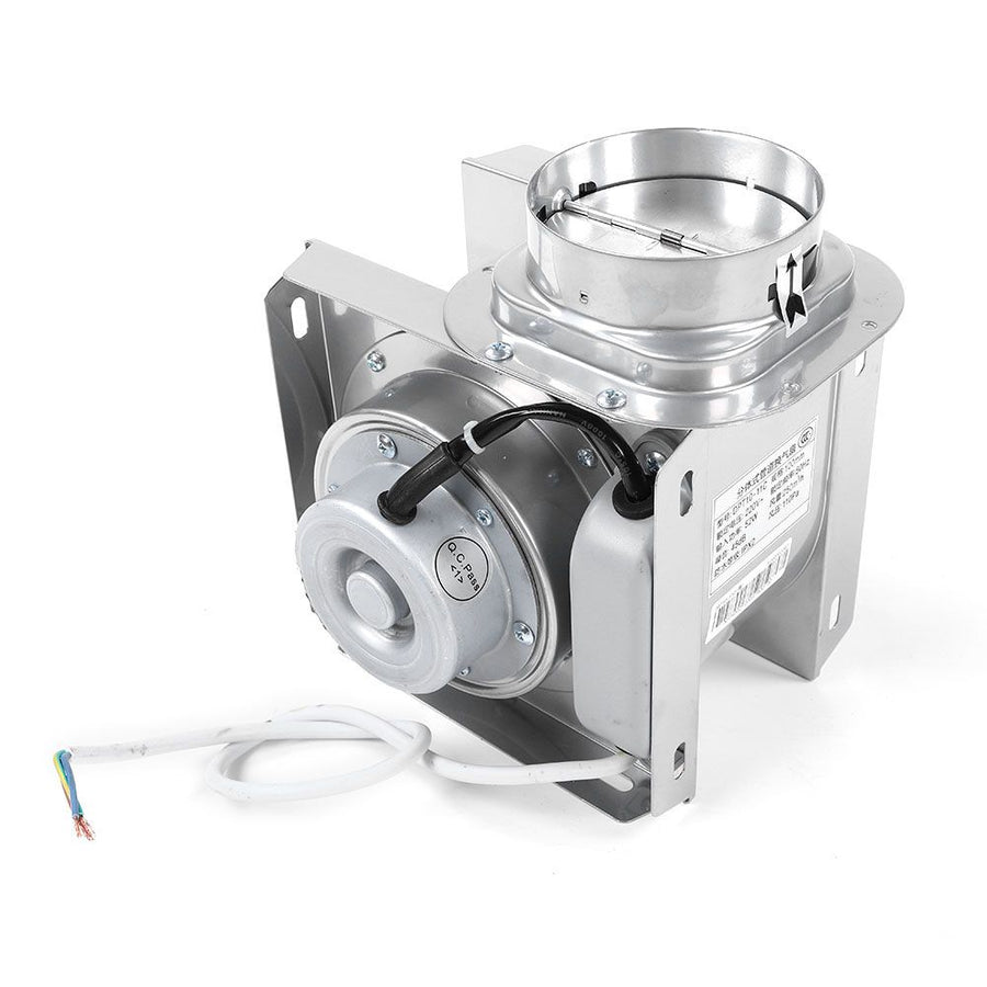 250m H Air Volume 4in Duct Pipe Exhaust Fan Concealed Silent Ventilating Fan for Hotel 220V