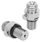 Soda Water Cylinder Valve Accessory M18x1.5 TR21-4 Thread for SodaStream Electroplating Silver