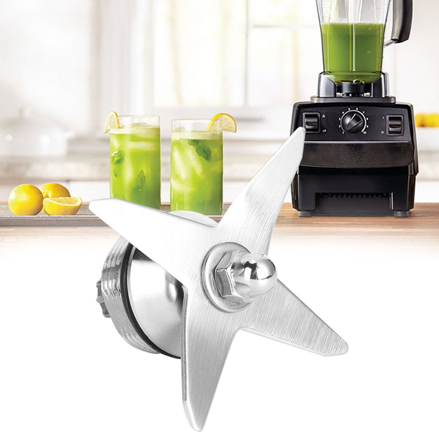 Stainless Steel 4‑Blades Blender Blade Assembly Replacement Accessories Parts Fit for 1195