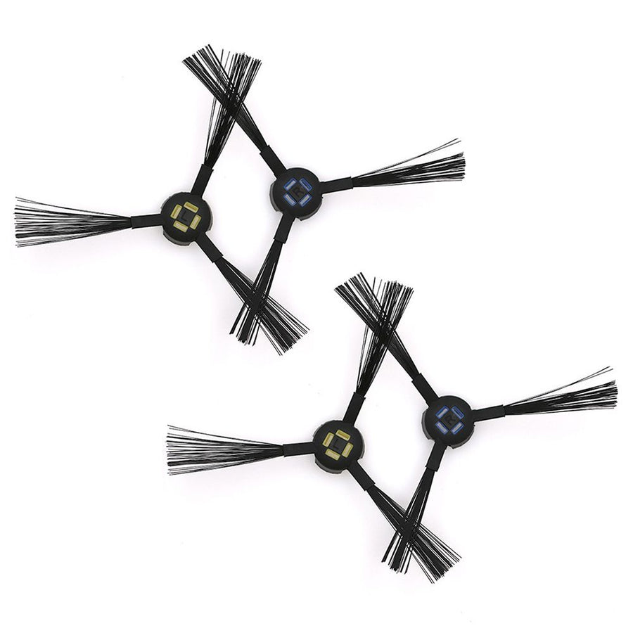 2 Set Vacuum Cleaner Filter Side Brush Rubber Brush Replacement Accessories Fit for ILIFE A7 A9s