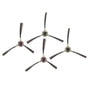 4PCS Side Brushes Replacement Fit for Deebot DE55 DE6G DD33 DJ35 Robotic Vacuum Cleaner