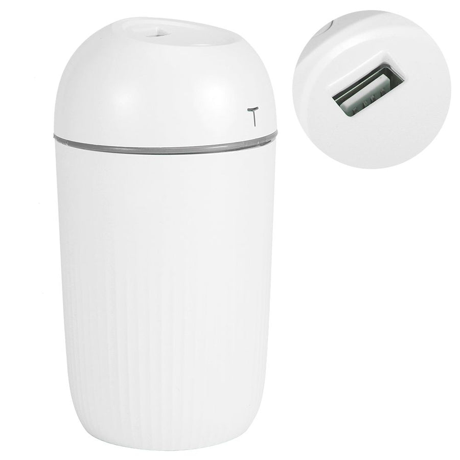 420ml Household Mini Air Humidifier Portable USB Mist Diffuser Atomizer Mist PurifierWhite