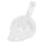 Skull Shape Glass Wine Bottle Transparent Whisky Bottle Container for Bar KTV Supplies350ml