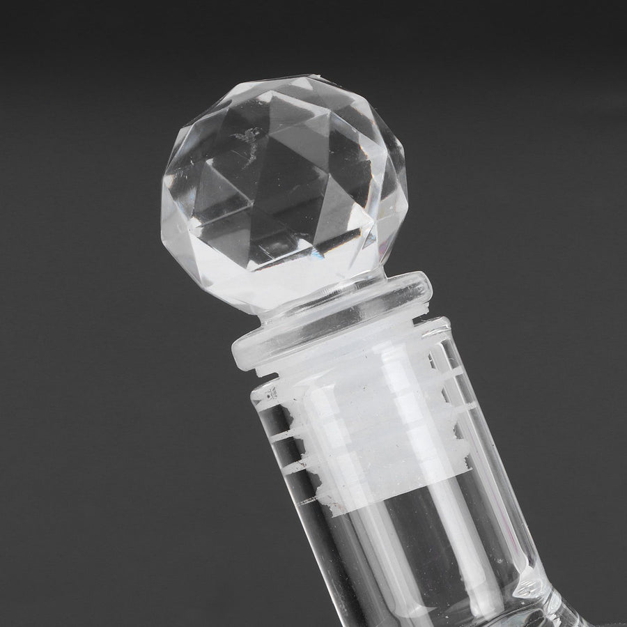 Skull Shape Glass Wine Bottle Transparent Whisky Bottle Container for Bar KTV Supplies350ml