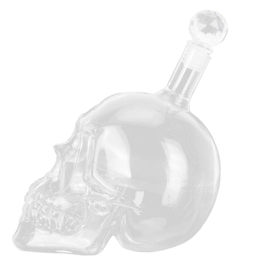 550ml Innovative Skull Shape Wine Bottle High Borosilicate Glass Red Wine Bottle for KTV Bar